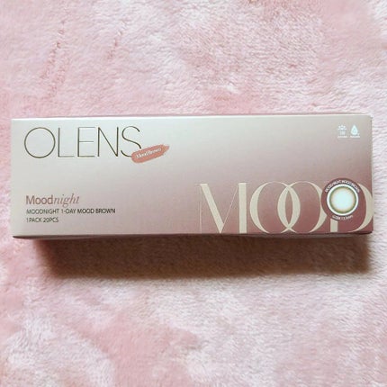 Moodnight 1Month/OLENS/カラーコンタクトレンズを使ったクチコミ(2枚目)