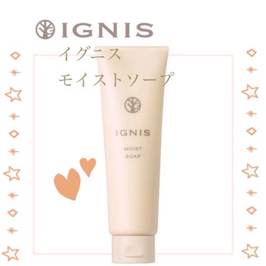 【IGNIS モイスト ソープ】120g

＊昨秋購入、冬頃使い切り＊

昨秋にイグニスから新シリーズが出たとのことで、サンプル使用後に購入

乾燥の季節＆マスクによる肌荒れの状態で使い続けてみて、肌の