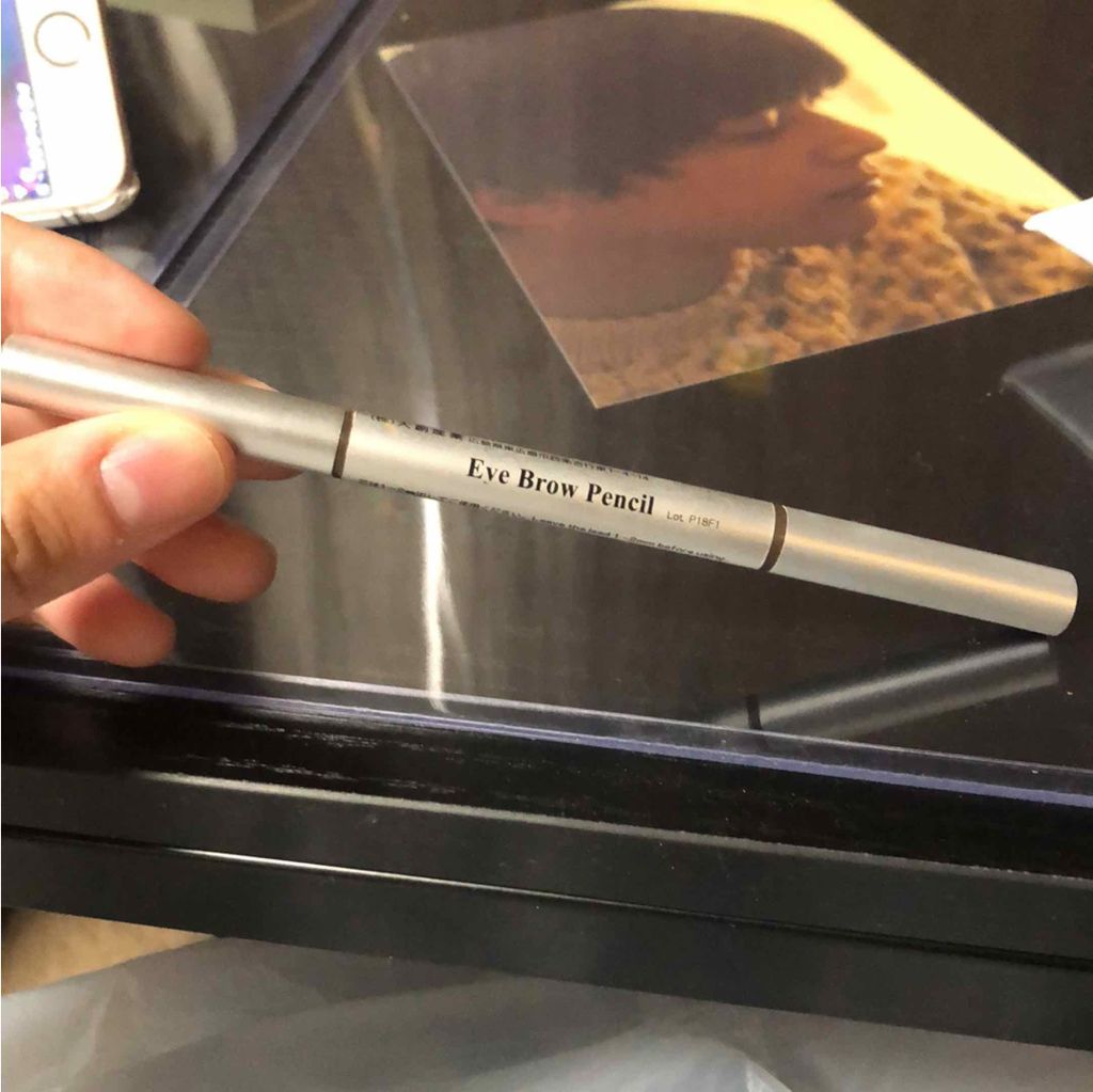 だ円芯 アルミ アイブローペンシル/DAISO/アイブロウペンシルを使ったクチコミ(1枚目)