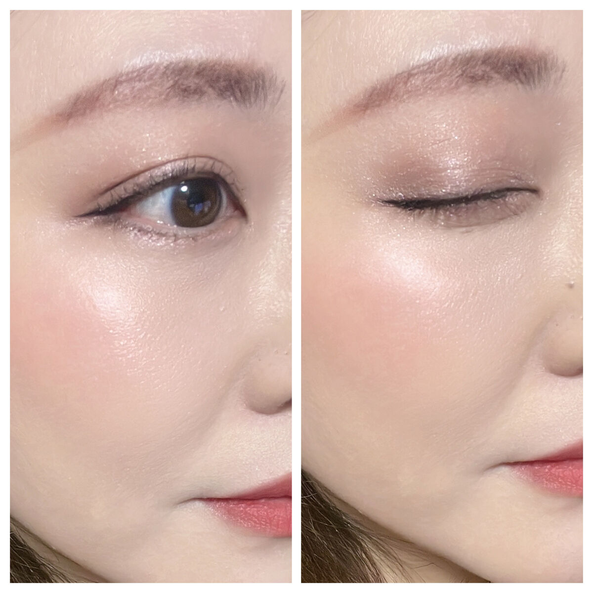 インフィニット シングル アイズ 03 ピンク サファイア/RMK/単色アイシャドウを使ったクチコミ（2枚目）