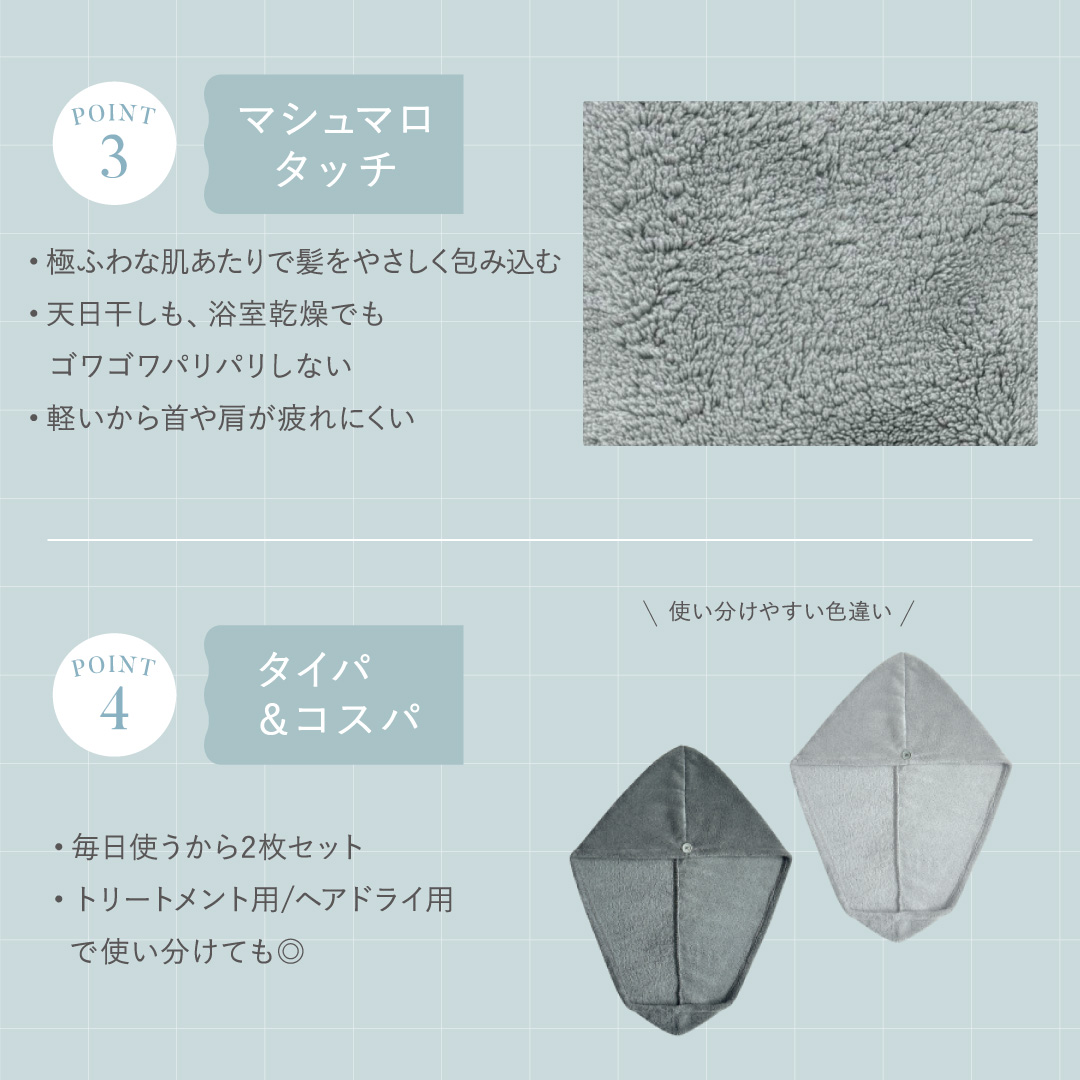 Uniqree Dry Haircap ユニークリードライヘアキャップ/ビー・エヌ/ヘアケアグッズを使ったクチコミ（3枚目）