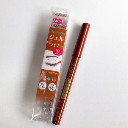 ジェルアイライナー/CEZANNE/ジェルアイライナーを使ったクチコミ(4枚目)