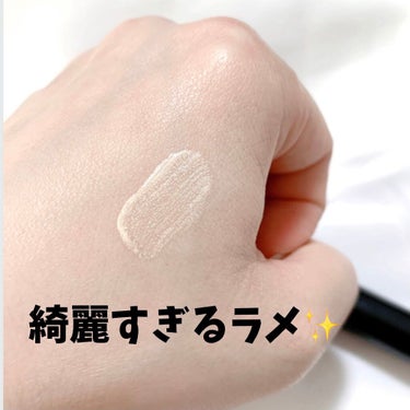 UR GLAM　LIQUID EYESHADOW シャンパンベージュ/U R GLAM/リキッドアイシャドウを使ったクチコミ（3枚目）