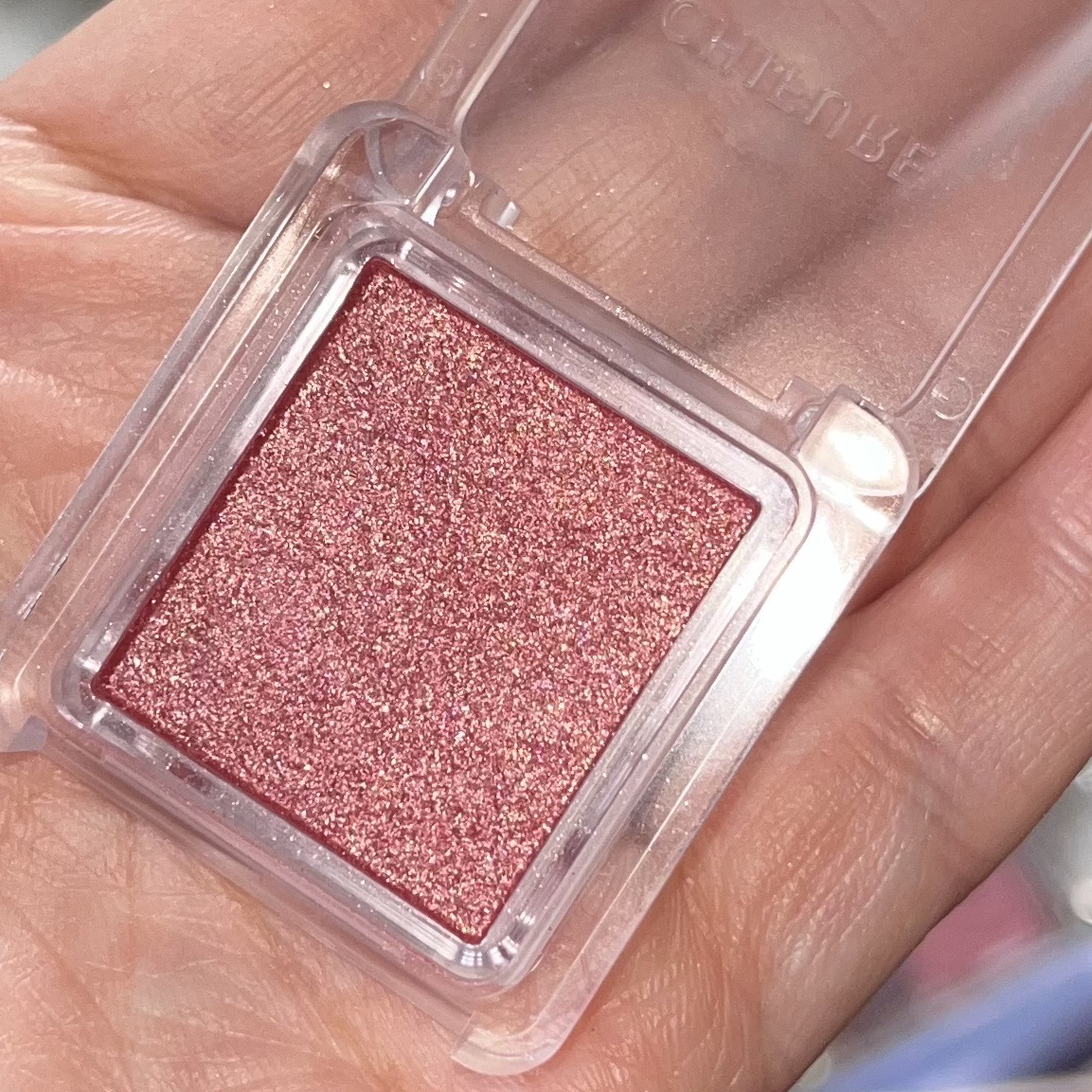 シングル カラー アイシャドウ 171 ピンク系/ちふれ/単色アイシャドウを使ったクチコミ（1枚目）