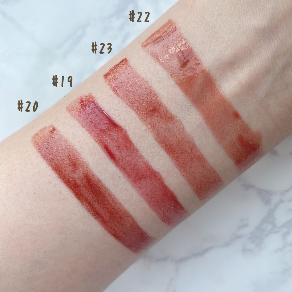 ジューシーラスティングティント/rom&nd/リップティントを使ったクチコミ(3枚目)