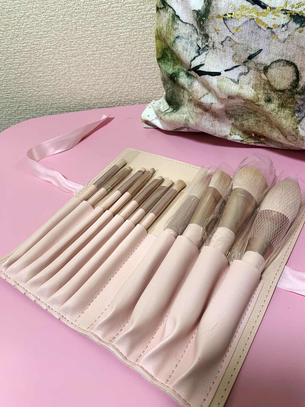 メイクブラシセット/Qoo10/メイクブラシを使ったクチコミ（1枚目）