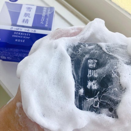 エッセンス ソープ/雪肌精/洗顔石鹸を使ったクチコミ(4枚目)