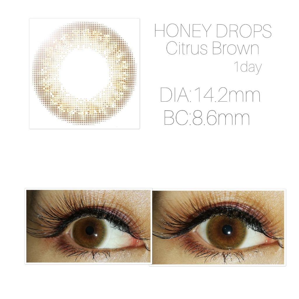 ハニードロップス/HONEY DROPS/カラーコンタクトレンズを使ったクチコミ（1枚目）