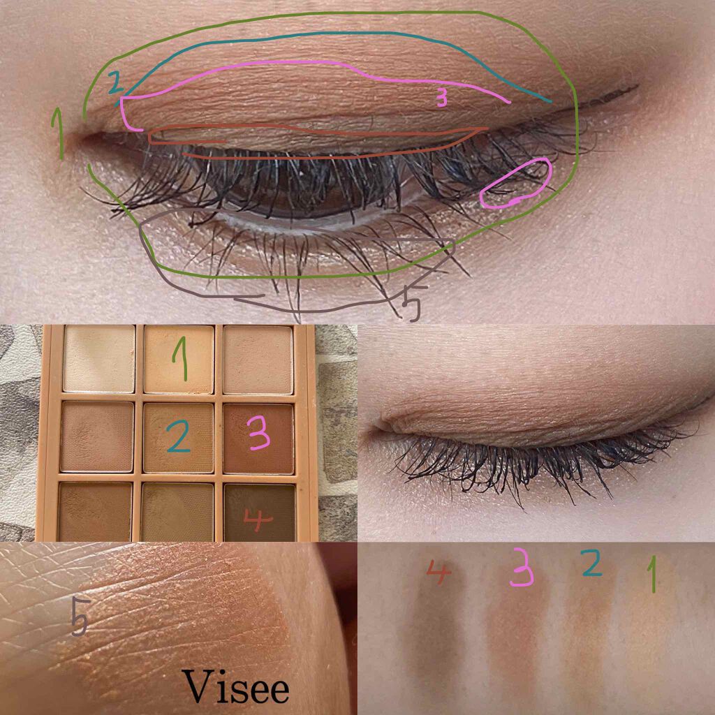 クレヨン アイカラー/Visée/スティックアイシャドウを使ったクチコミ（3枚目）