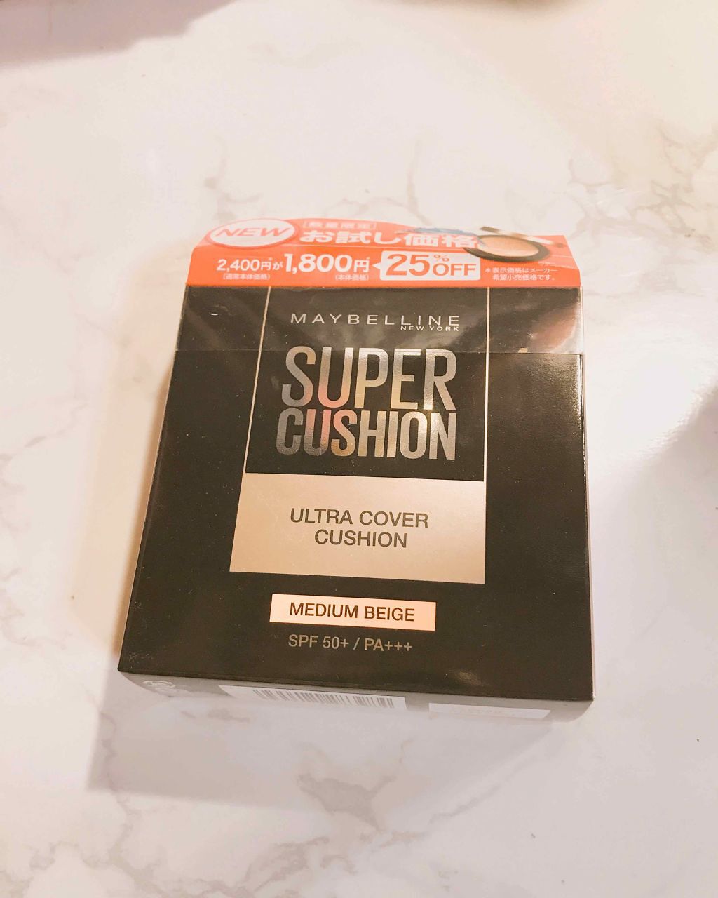 SP クッション ウルトラカバークッション BB/MAYBELLINE NEW YORK/クッションファンデーションを使ったクチコミ(1枚目)