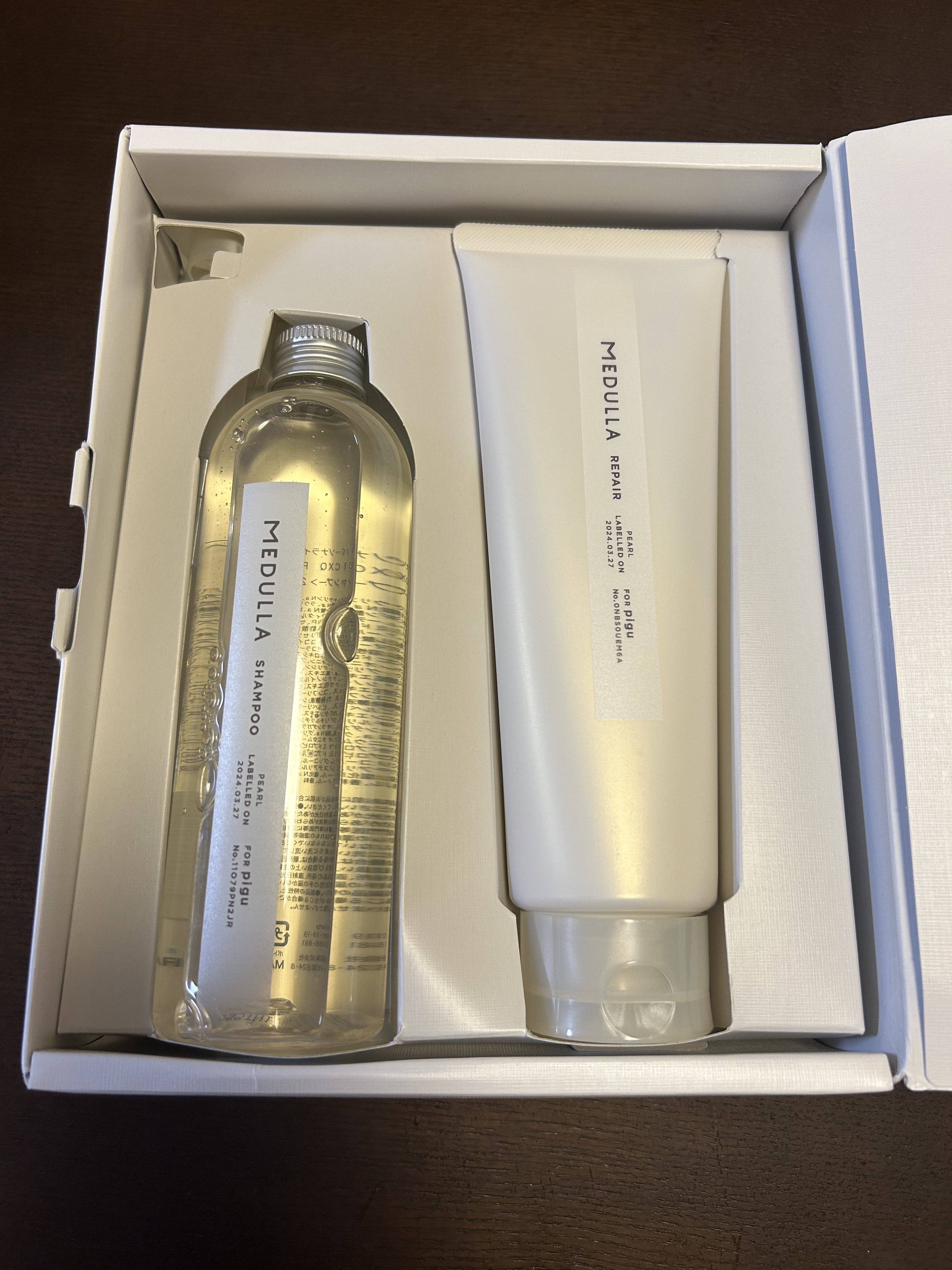 SHAMPOO & REPAIR Pearl/MEDULLA/市販シャンプーを使ったクチコミ（2枚目）