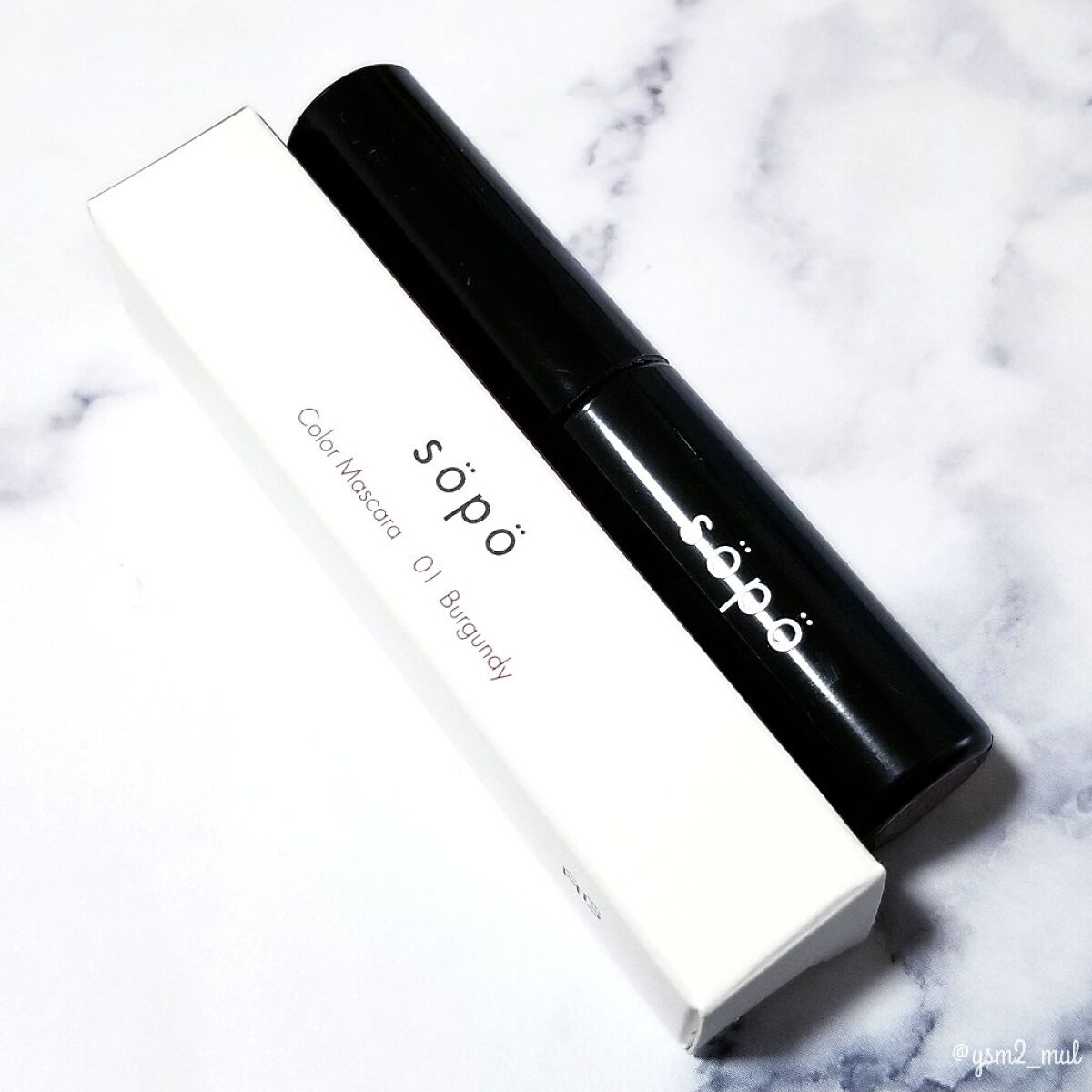 カラーマスカラ/sopo/マスカラを使ったクチコミ(6枚目)