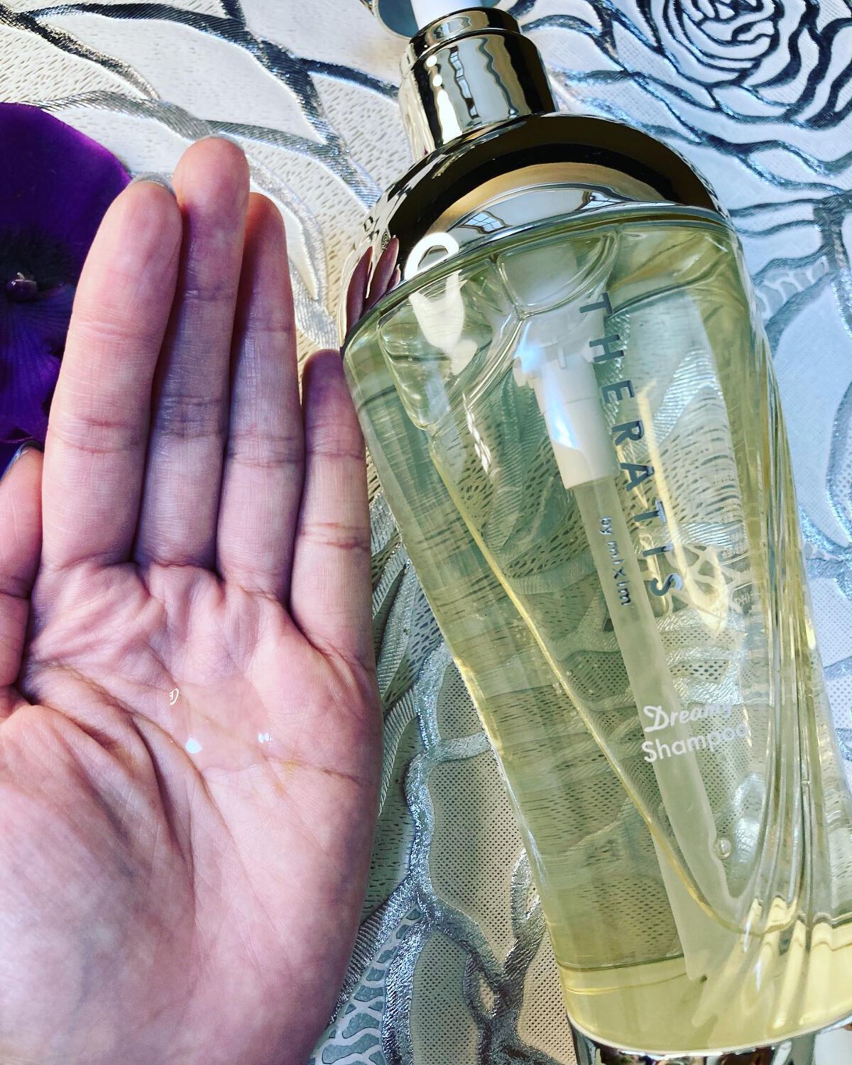 ドリーミー モイスト シャンプー/ヘアトリートメント トリプルセット(シャンプー435mL＋ヘアトリートメント435g＋ヘアパック130g）　　　/THERATIS/市販シャンプーを使ったクチコミ（2枚目）