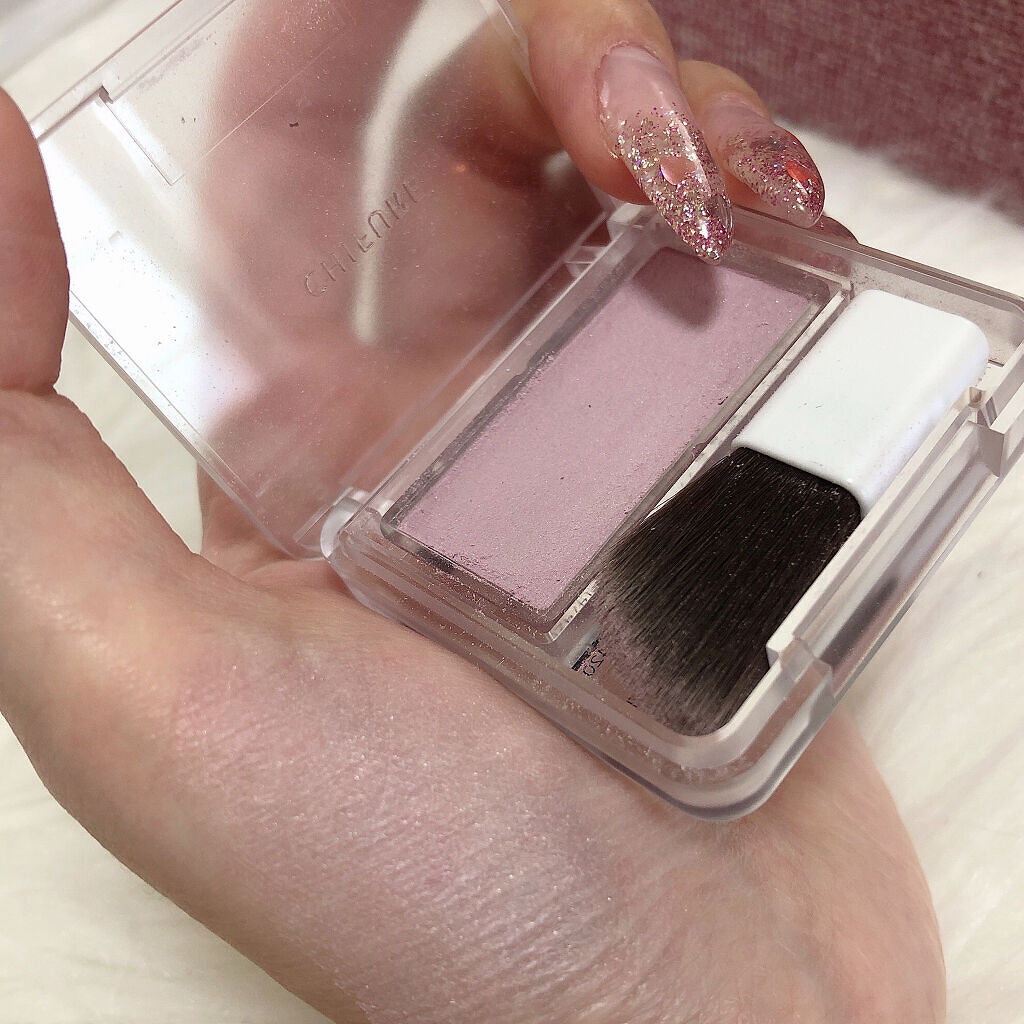 パウダー チーク　ニュアンスカラー/ちふれ/パウダーチークを使ったクチコミ（3枚目）