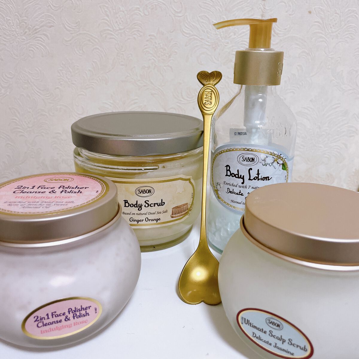 ボディスクラブ ジンジャー・オレンジ 600g/SABON/ボディスクラブを使ったクチコミ（1枚目）