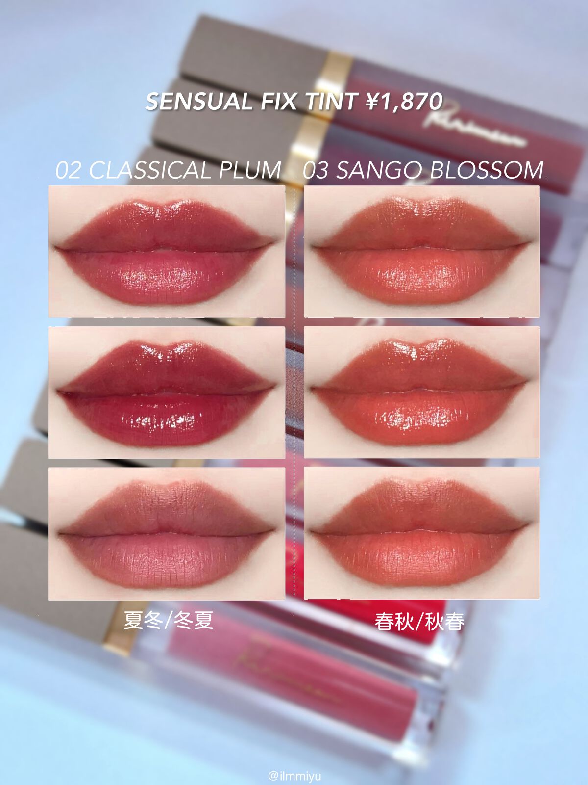 センシュアルフィックスティント/Ririmew/リップティントを使ったクチコミ(5枚目)