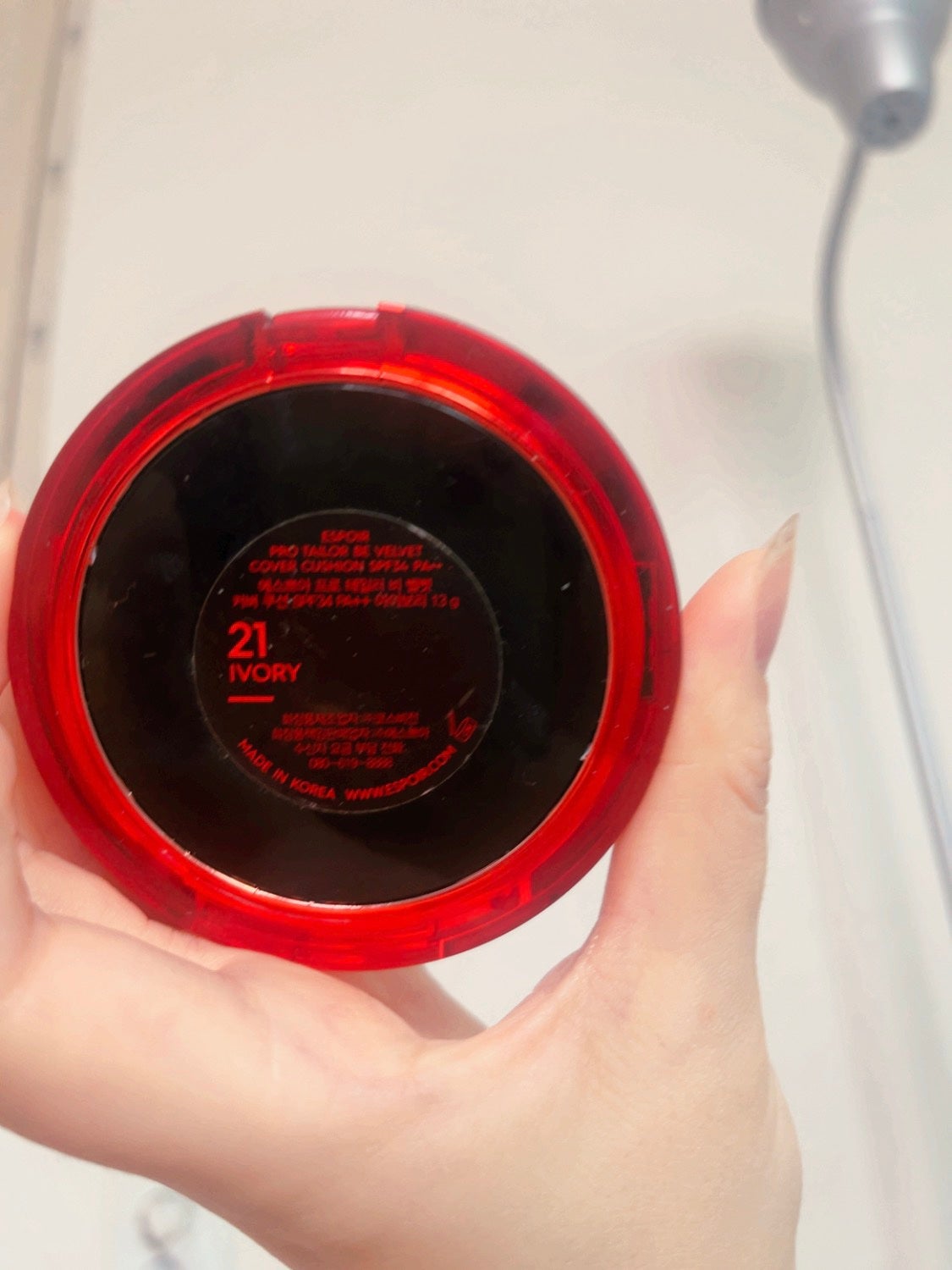 プロテーラービーベルベットカバークッション/espoir/クッションファンデーションを使ったクチコミ(2枚目)