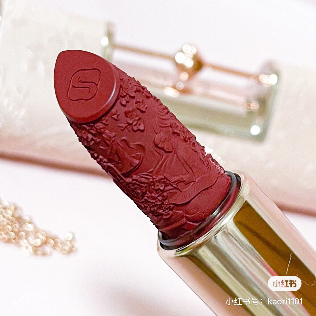 百花同心錠 彫刻リップ/花西子/口紅を使ったクチコミ(4枚目)