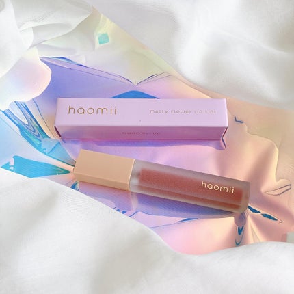 Melty flower lip tint/haomii/口紅を使ったクチコミ(1枚目)