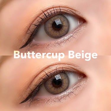 ann365lens Buttercup 1monthのクチコミ「⁡
⁡
⁡
▼高発色レンズでお人形みたいな瞳に🩰💞
【Buttercup / Beige】
⁡.....」（2枚目）