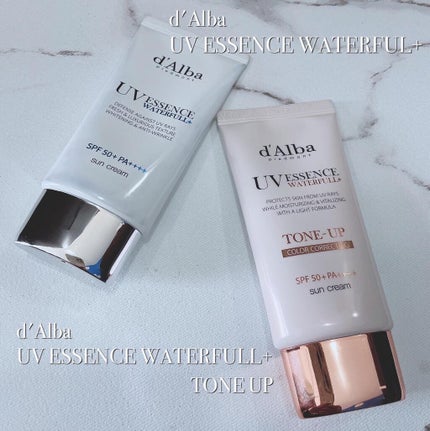 ウォータフルトーンアップサンクリーム/ダルバ/日焼け止めクリームを使ったクチコミ(1枚目)