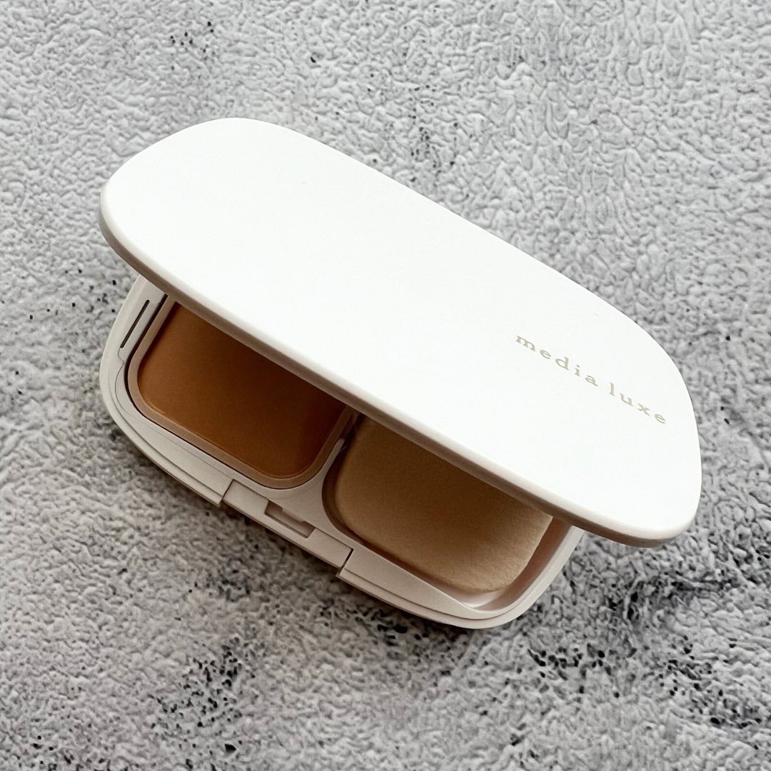 パウダーファンデーション/media luxe/パウダーファンデーションを使ったクチコミ(6枚目)