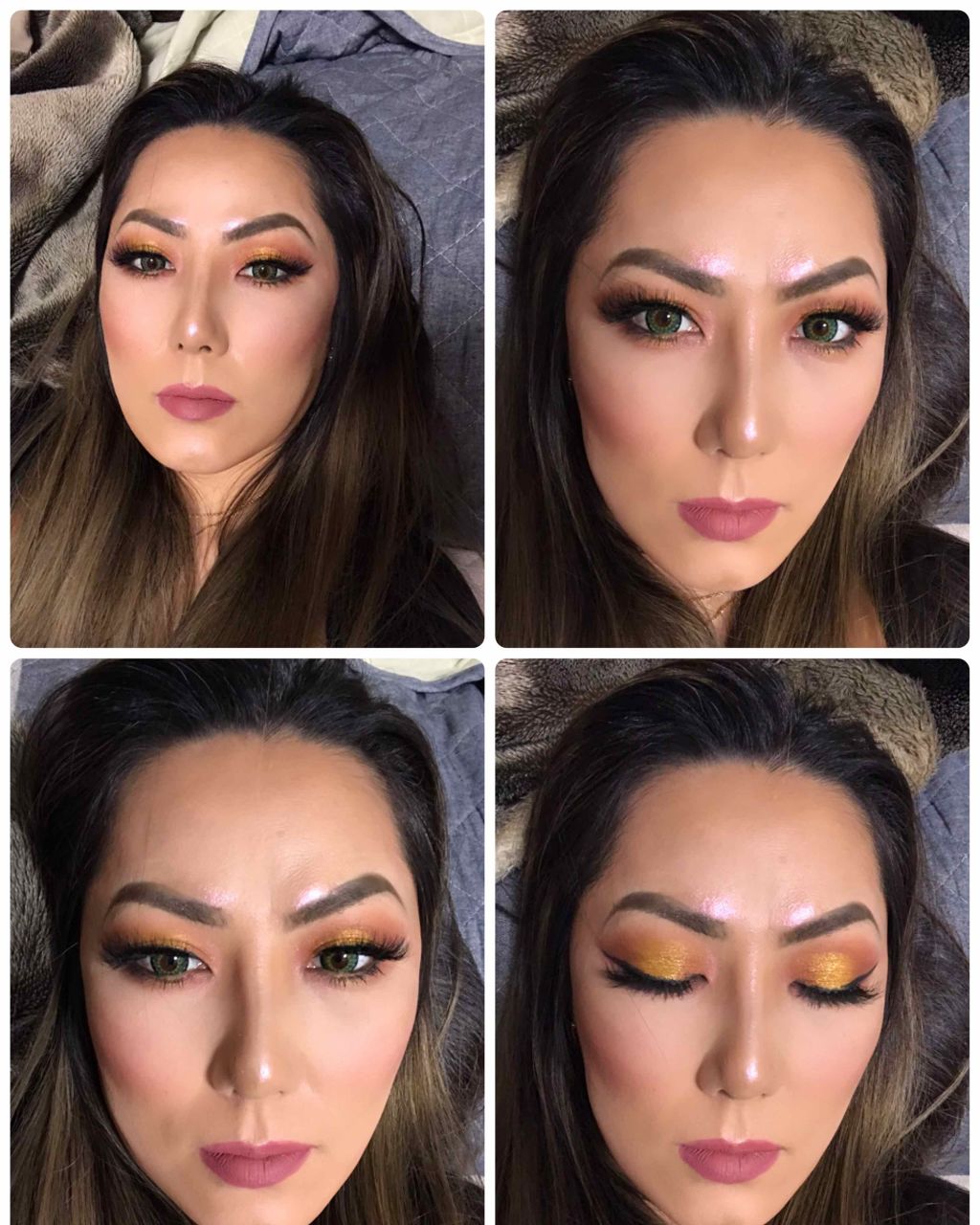 ゆっちゃん on LIPS 「#メイク写真#今日のメイク今日はクリスマスパティーのためちょい..」(1枚目)