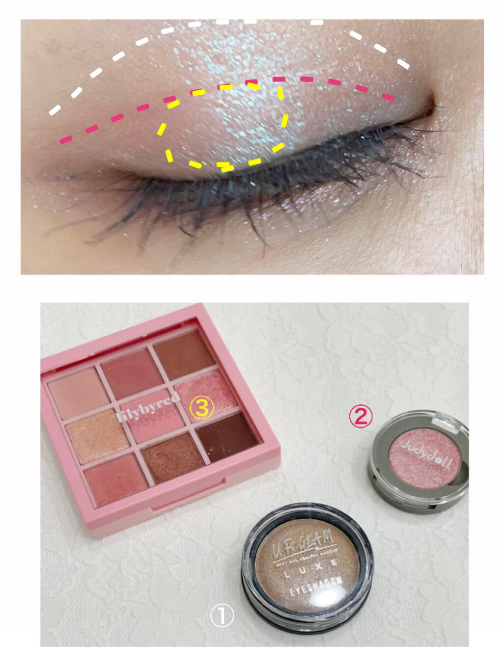 ムードチートキット #2 ピンクスウィーツ/lilybyred/マルチパレットを使ったクチコミ（2枚目）