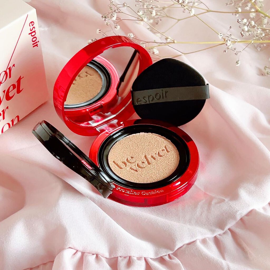 プロテーラービーベルベットカバークッション/espoir/クッションファンデーションを使ったクチコミ(1枚目)