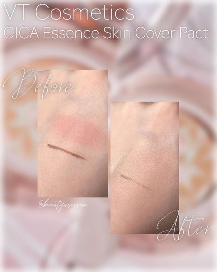 CICA エッセンススキンカバーパクト/VT/パウダーファンデーションを使ったクチコミ(6枚目)