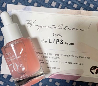 
今回はご縁があり、LIPS様よりプレゼント🎁をいただきましたー！ありがとうございます😊


Anua
桃70%ナイアシンセラム

恥ずかしながらスポイトタイプの美容液を使ったことがなく、戸惑いましたが