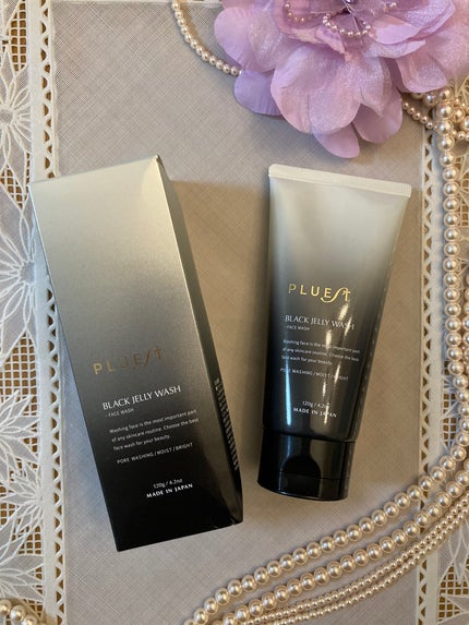 BLACK JELLY WASH(ブラックジェリーウォッシュ)/PLUEST/その他洗顔料を使ったクチコミ(1枚目)