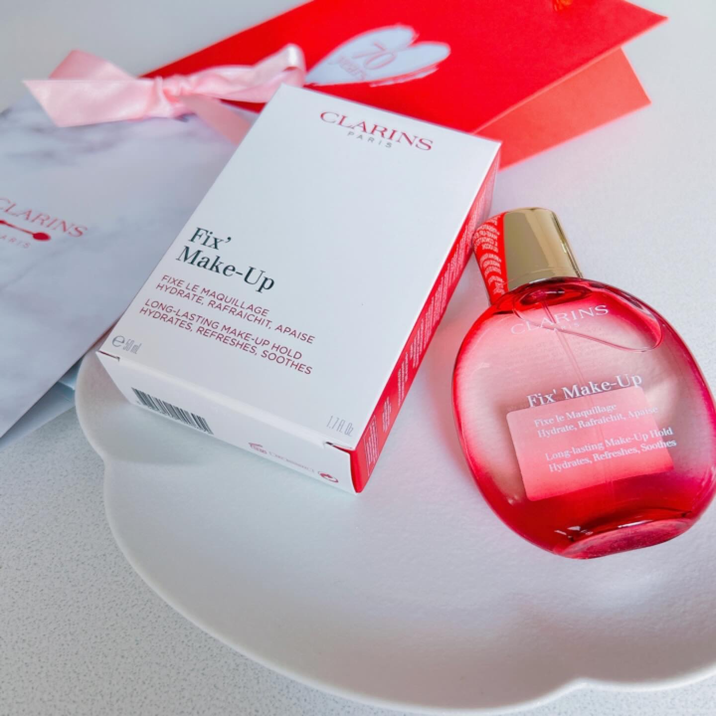 フィックス メイクアップ/CLARINS/ミスト状化粧水を使ったクチコミ（1枚目）