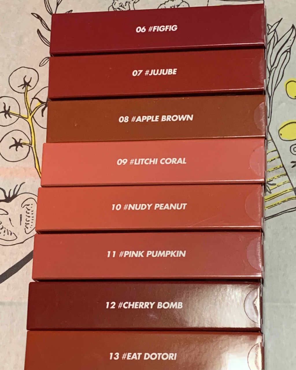 ジューシーラスティングティント/rom&nd/リップティントを使ったクチコミ（2枚目）