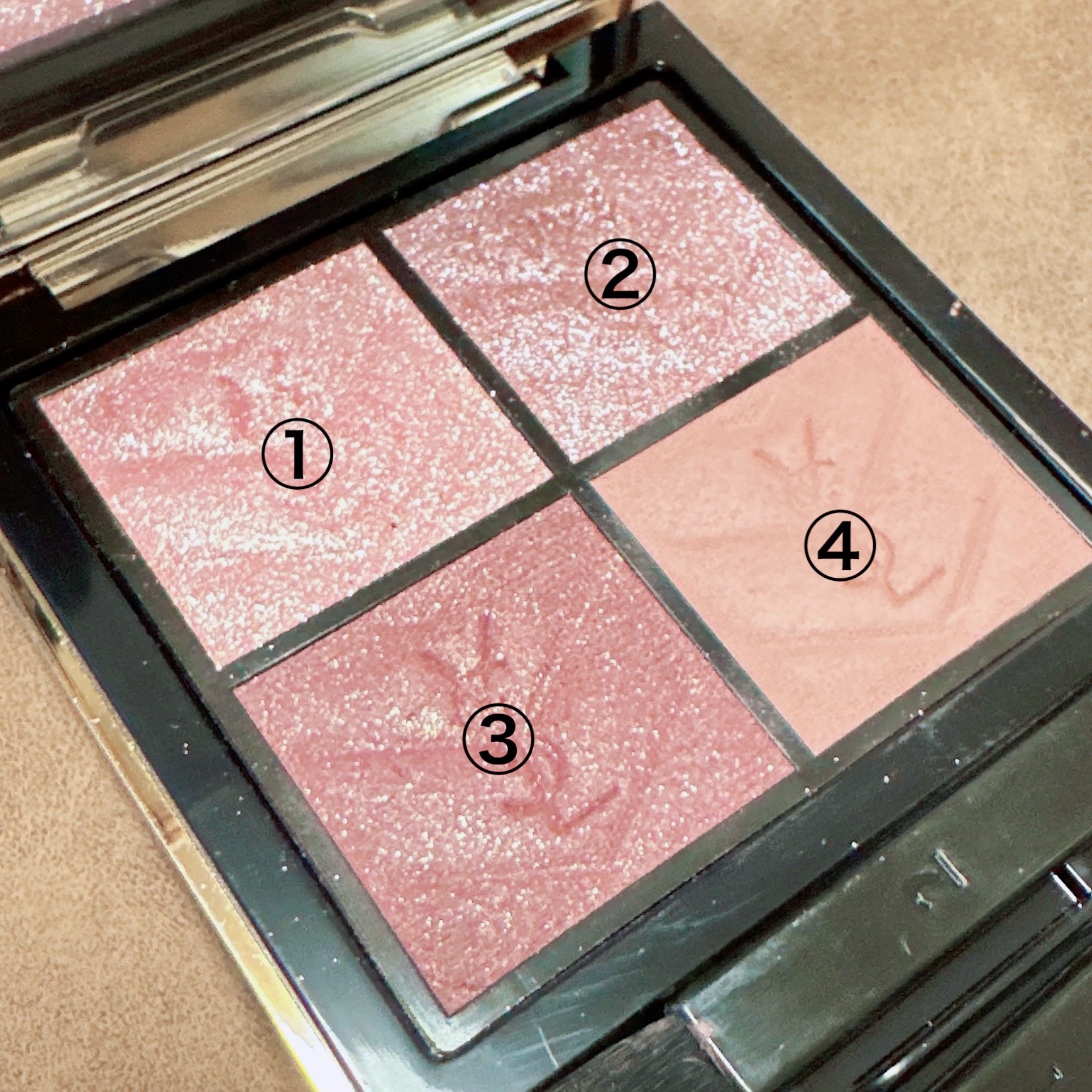 クチュール ミニ クラッチ/YVES SAINT LAURENT BEAUTE/アイシャドウパレットを使ったクチコミ（2枚目）