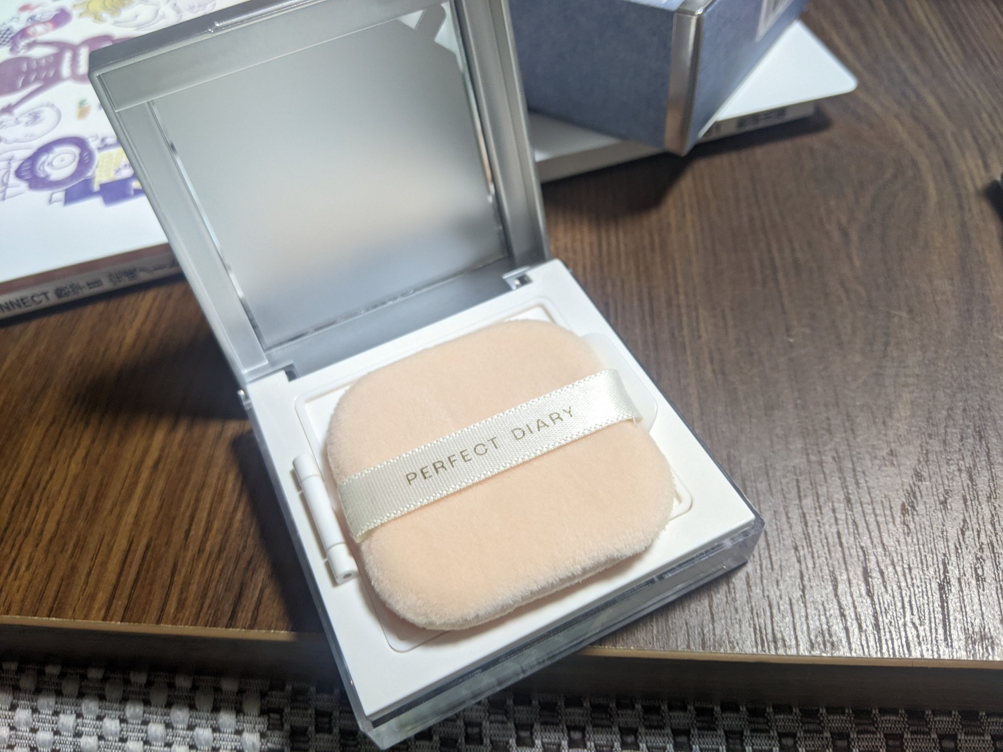 トランスルーシェントブルーリング ルースパウダー/PERFECT DIARY/ルースパウダーを使ったクチコミ（3枚目）