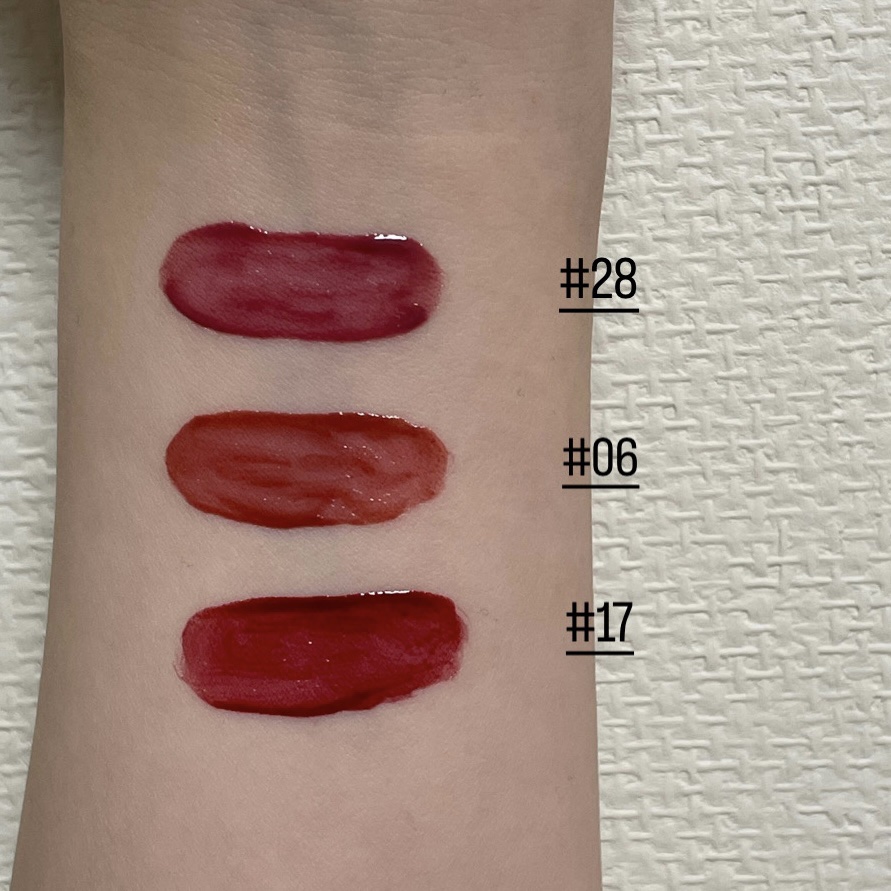 ジューシーラスティングティント/rom&nd/リップティントを使ったクチコミ（2枚目）