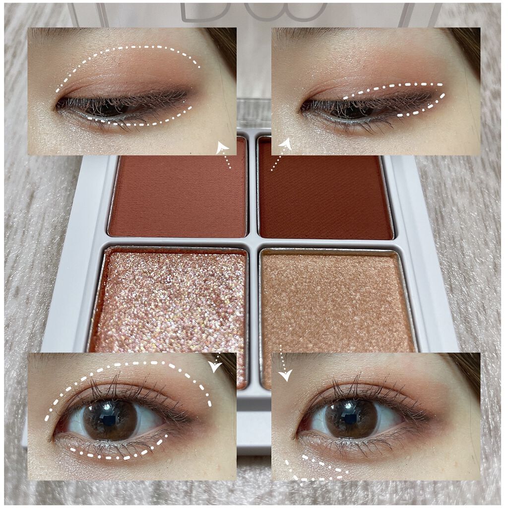 THE アイパレR/b idol/アイシャドウパレットを使ったクチコミ（2枚目）