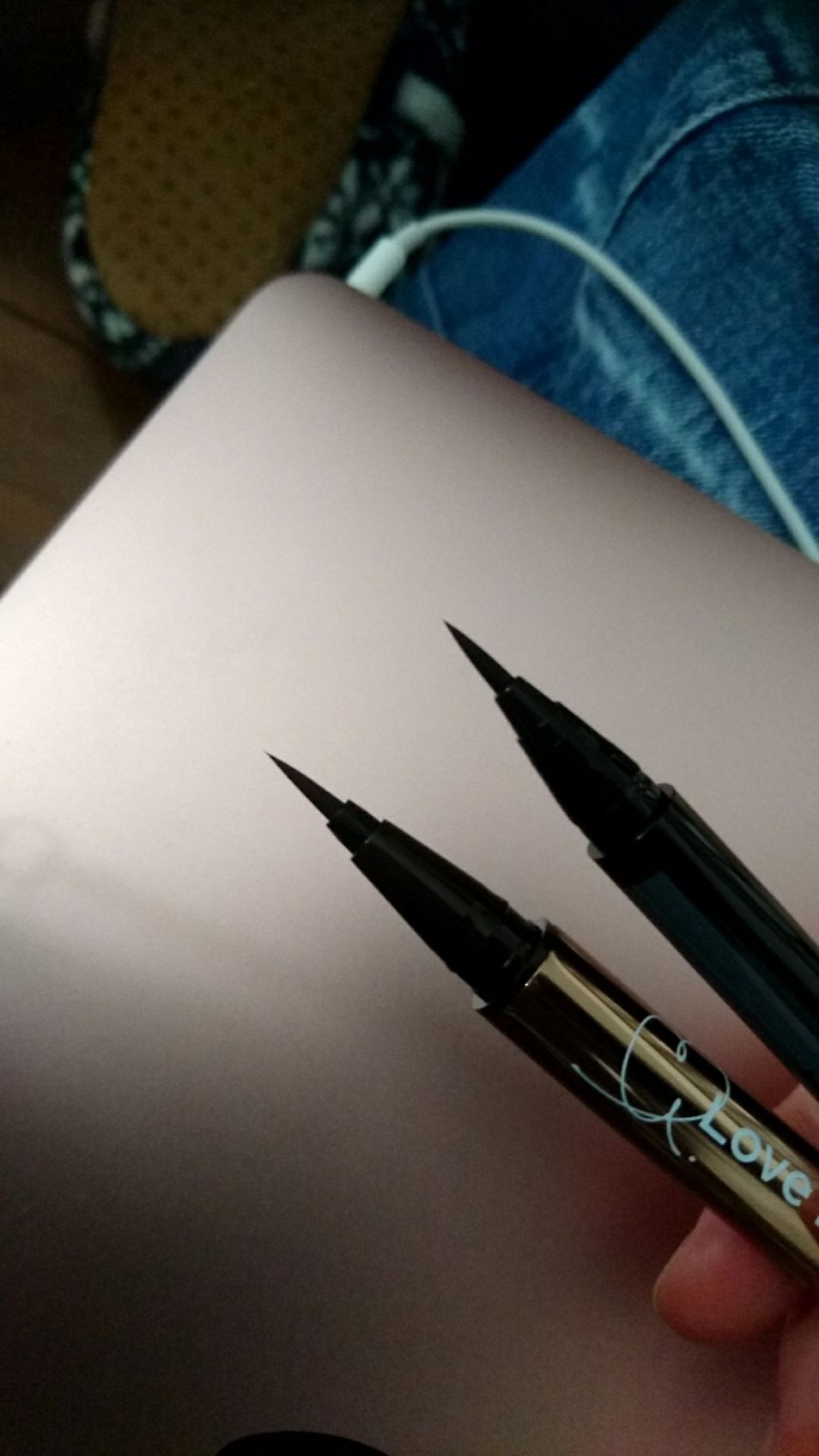 シェードブラックライナー/KATE/リキッドアイライナーを使ったクチコミ（2枚目）