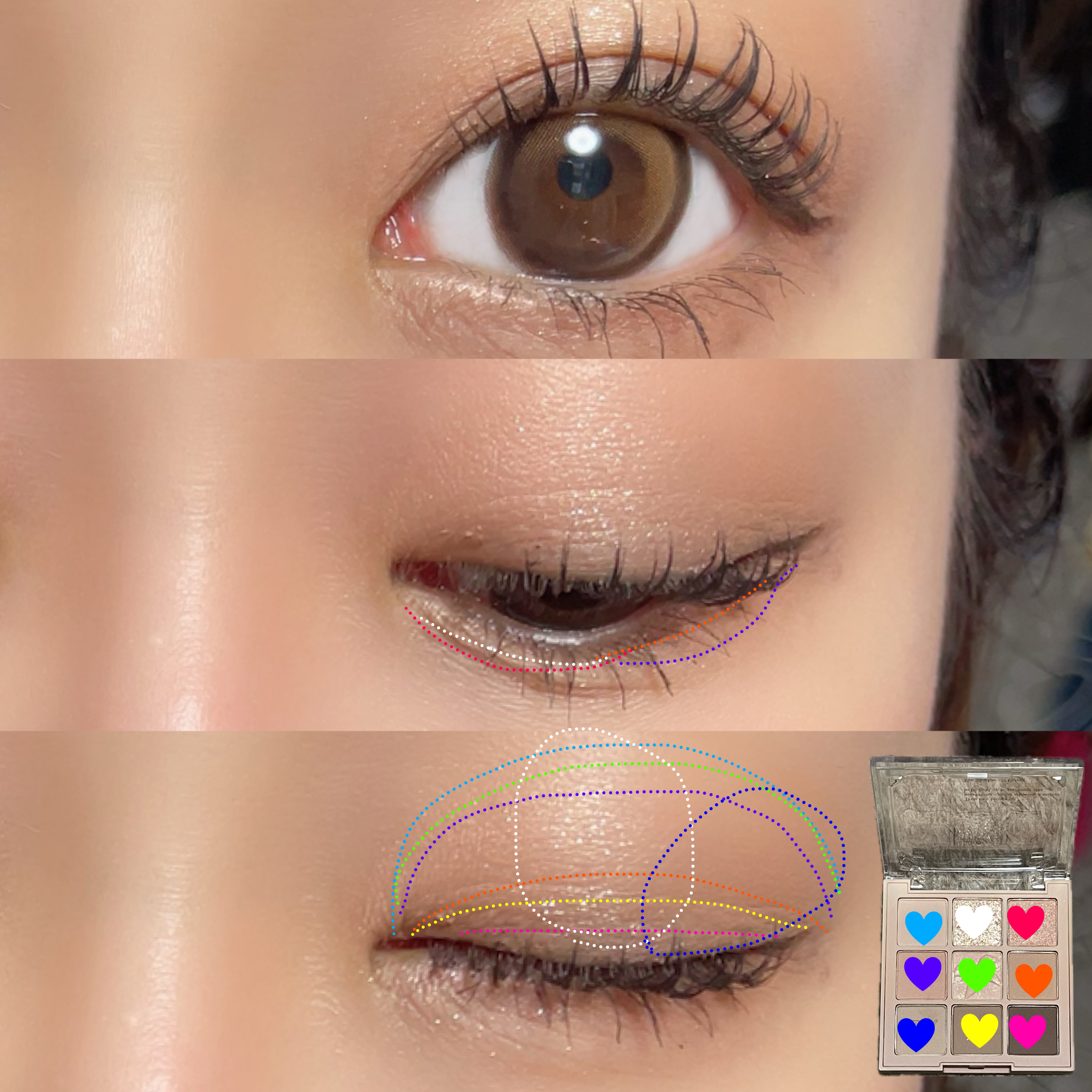 シャドウパレット/dasique/アイシャドウパレットを使ったクチコミ（2枚目）