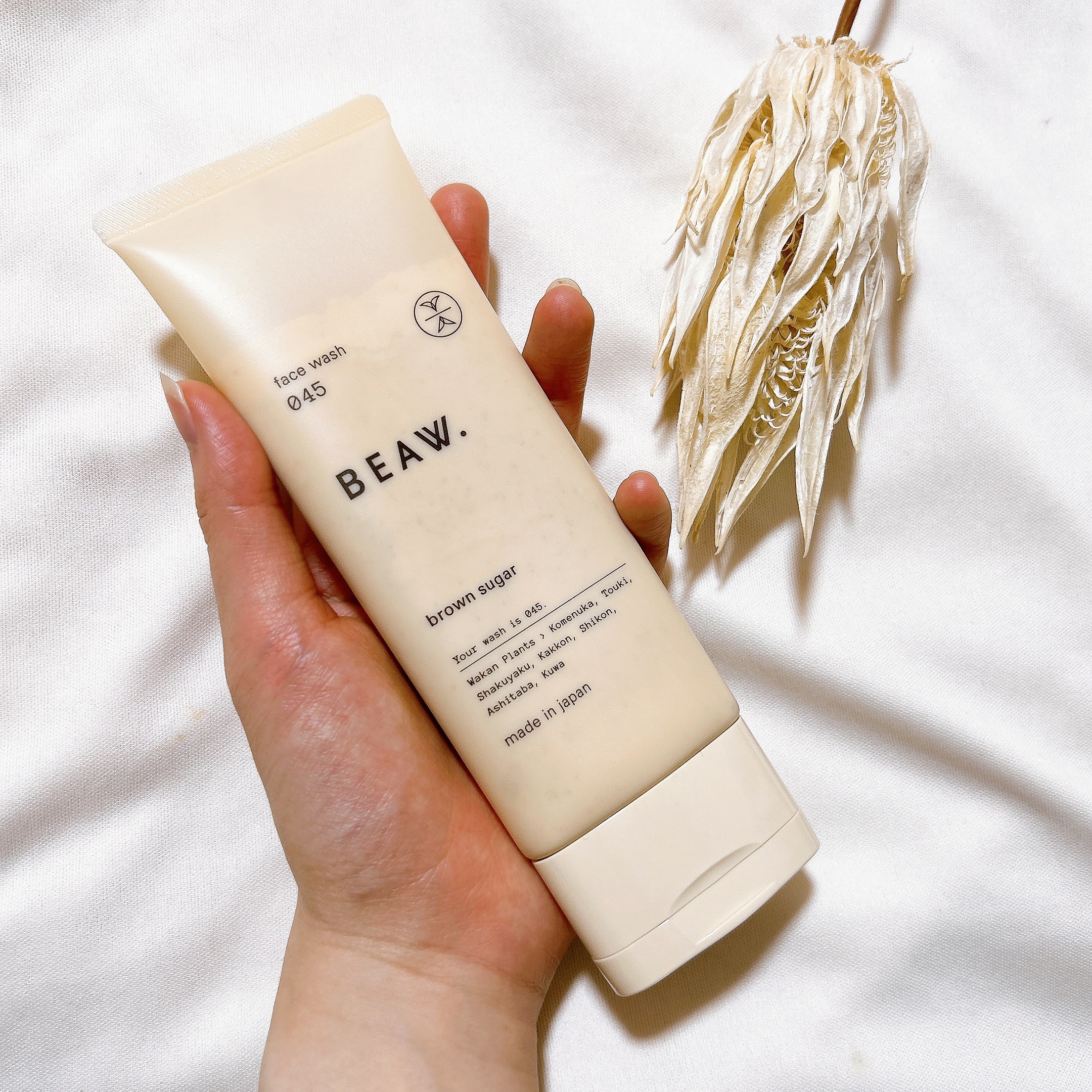 フェイスウォッシュ045 ブラウンシュガー/BEAW./洗顔フォームを使ったクチコミ（2枚目）