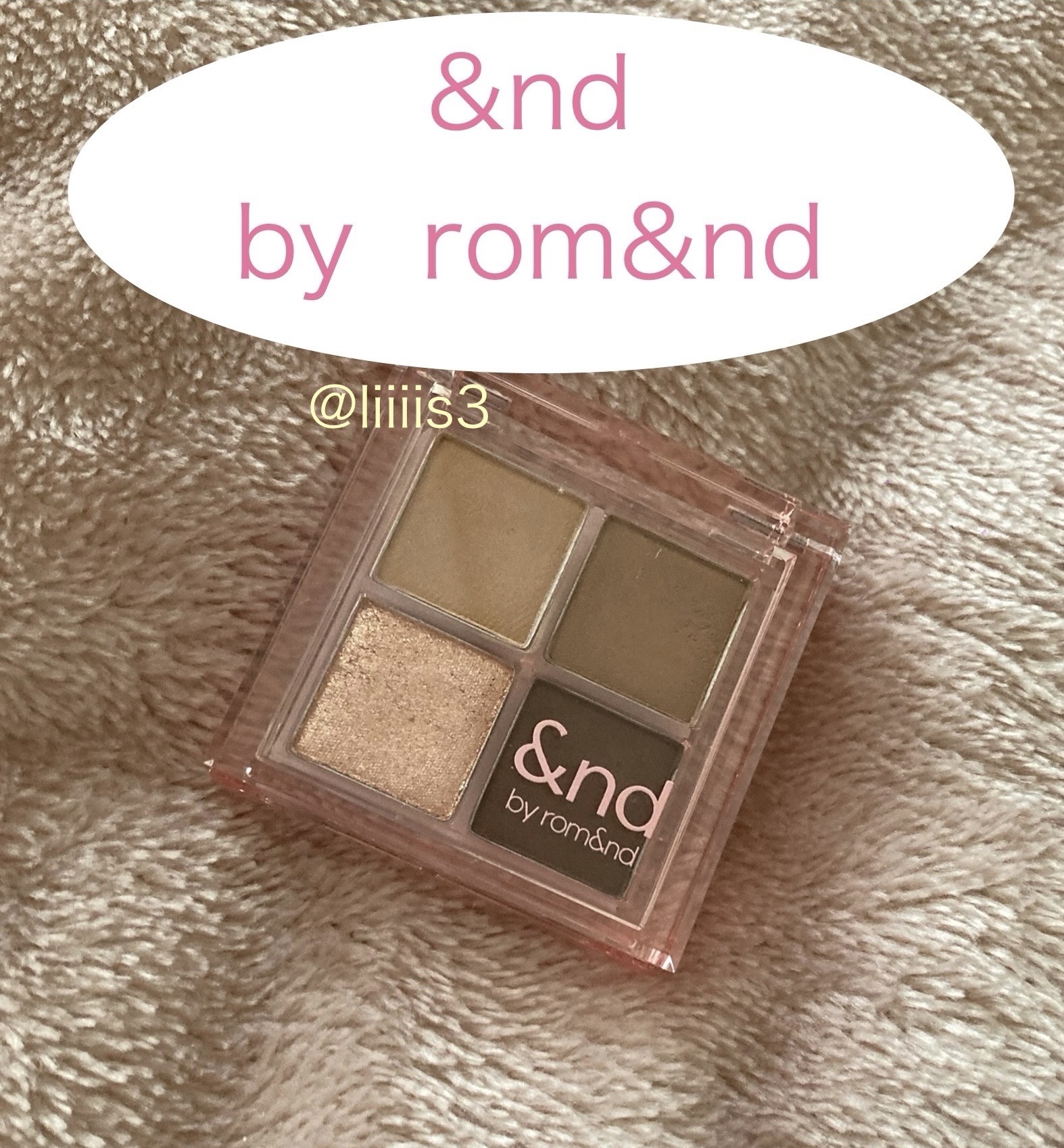 アンドバイロムアンド　メロウアイパレット BR01 ソフトブラウン/&nd by rom&nd/アイシャドウパレットを使ったクチコミ（1枚目）
