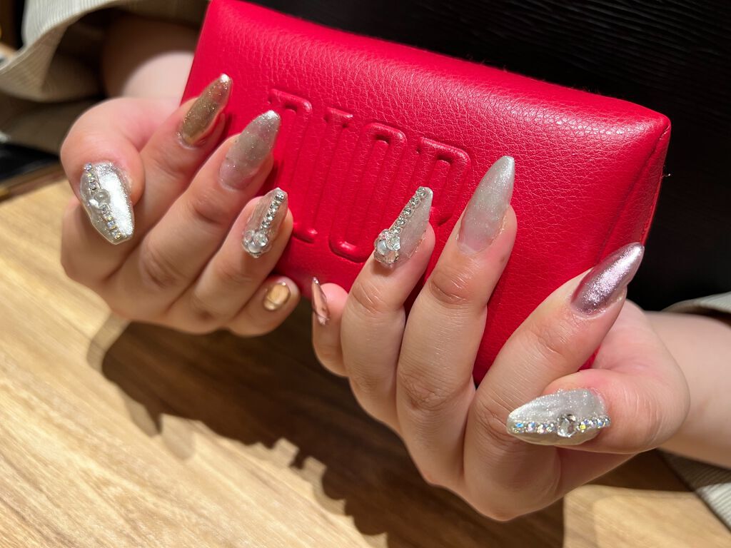 ジェルネイル(ライト対応)/セリア/ジェルネイルを使ったクチコミ(1枚目)