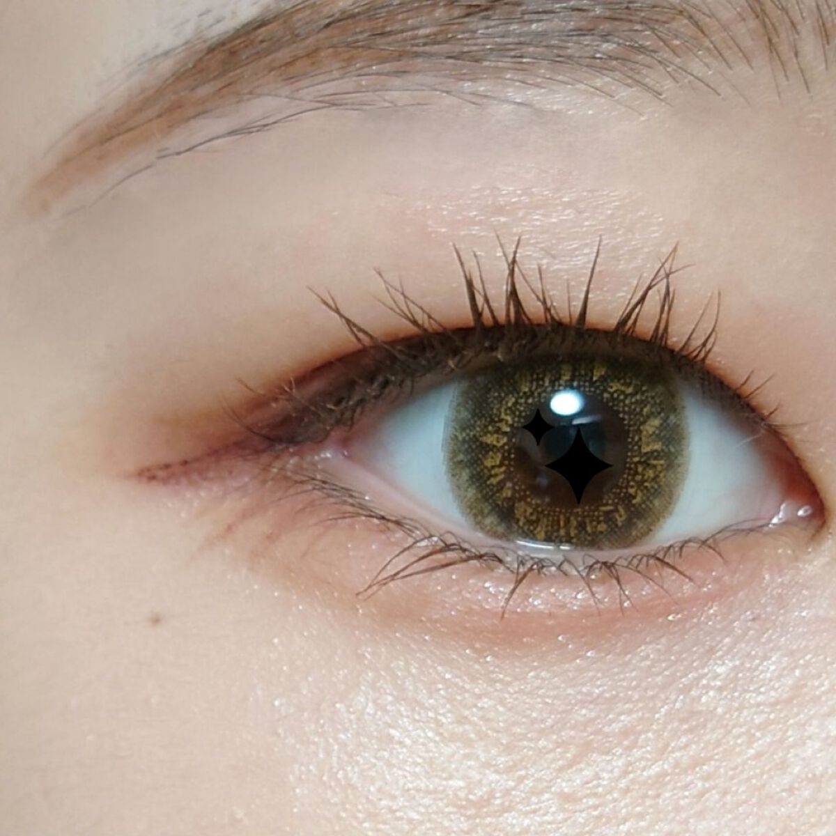 トゥインクルアイズ リッチモイストUV/TwinkleEyes/カラーコンタクトレンズを使ったクチコミ（3枚目）
