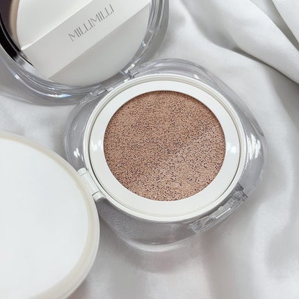 ツートンクッション/MILLIMILLI/クッションファンデーションを使ったクチコミ(9枚目)