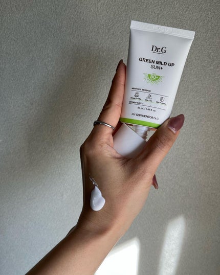 グリーンマイルドアップサンプラス/Dr.G/日焼け止めクリームを使ったクチコミ(5枚目)