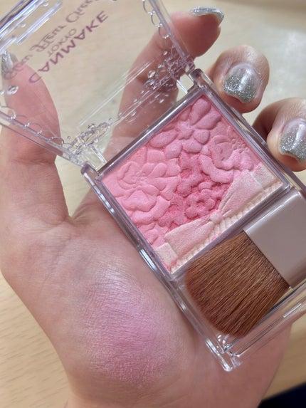 グロウフルールチークス/キャンメイク/パウダーチークを使ったクチコミ(1枚目)