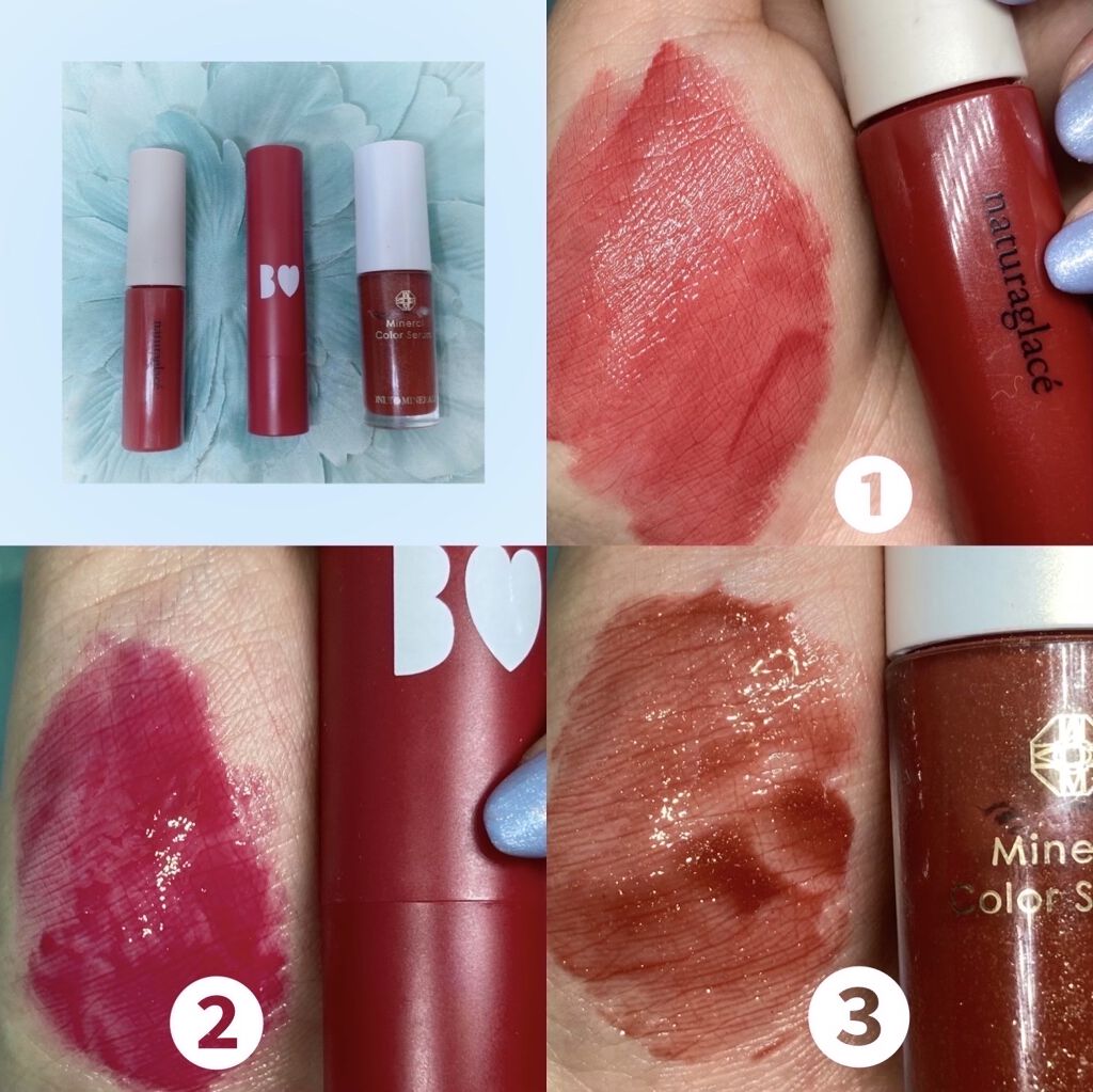 ミネラルカラーセラム/ONLY MINERALS/リップグロスを使ったクチコミ（2枚目）