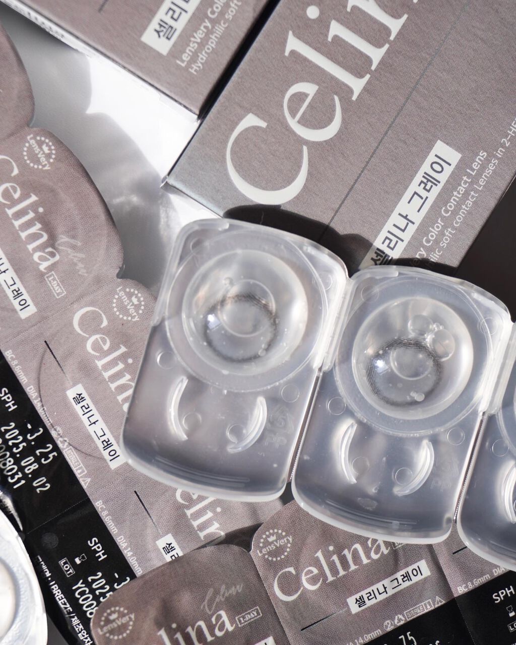 セリーナ グレー(Celina Gray)/ANN365LENS/カラーコンタクトレンズを使ったクチコミ（3枚目）