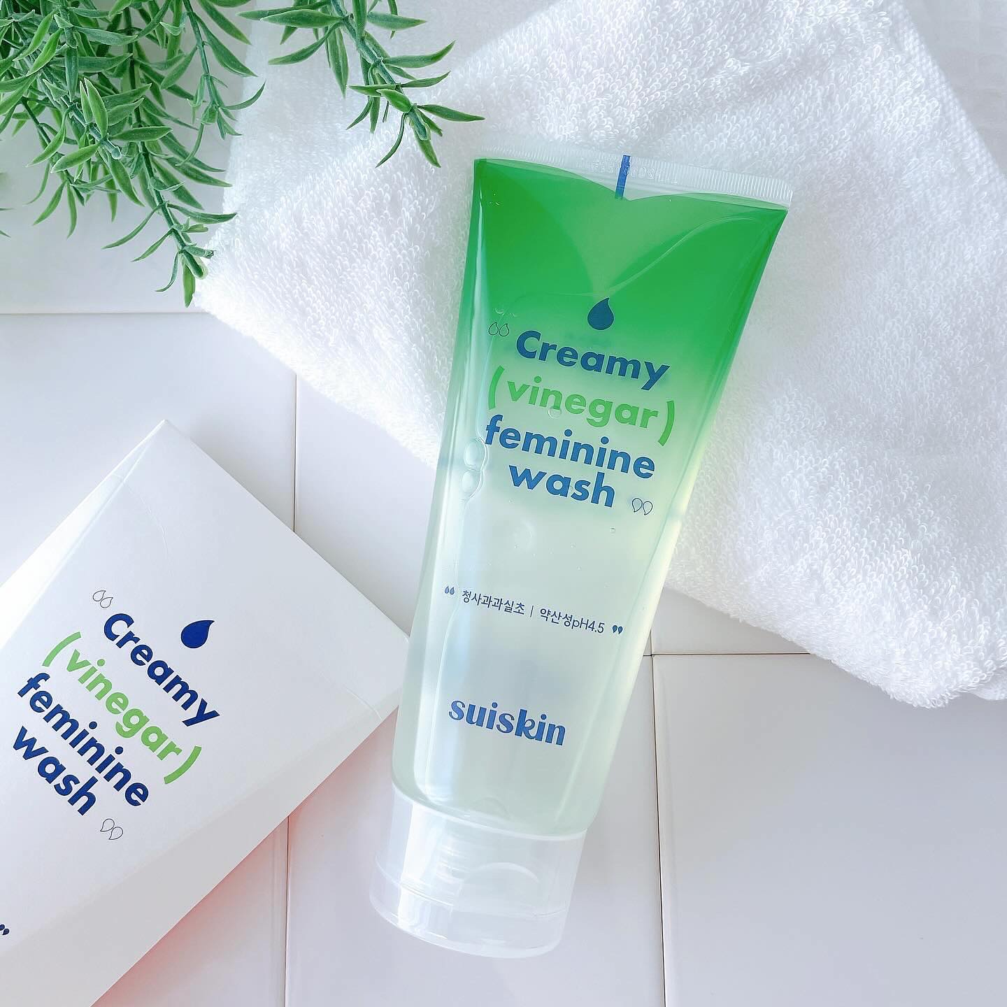クリーミービネガーフェミニンウォッシュ/suiskin/ボディソープを使ったクチコミ（1枚目）